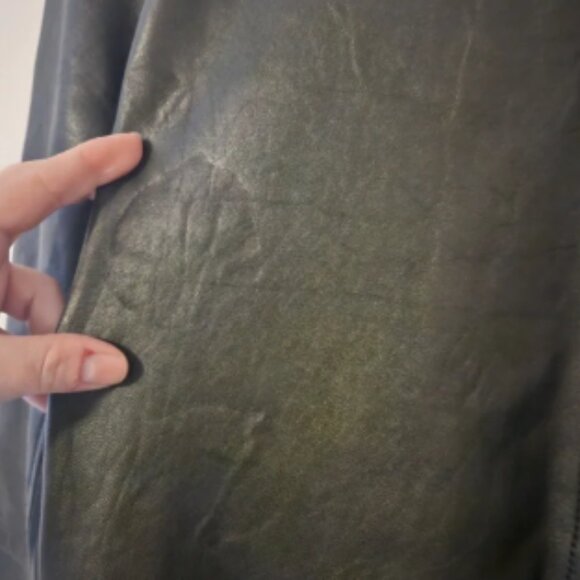 Men's Vintage 80s Black Leather Jacket - Picture 5 of 5